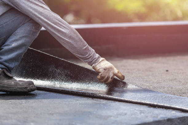 Professional Waterproofing technician working in Rahway, NJ